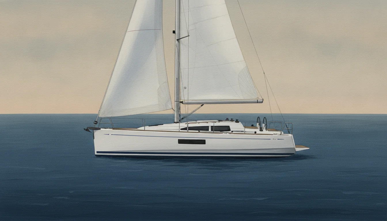 Illustrazione di una Dufour 360 Grand Large