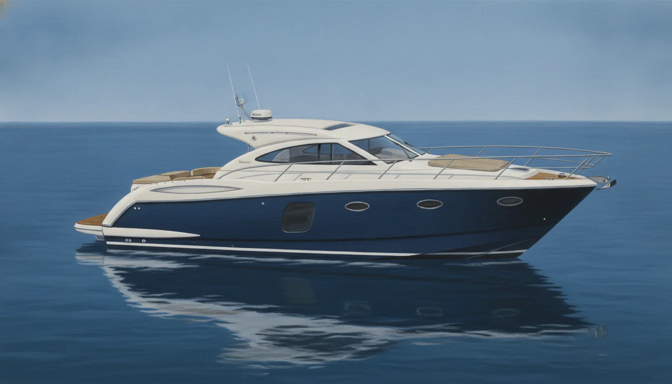 Illustrazione di una Sunseeker Portofino 47